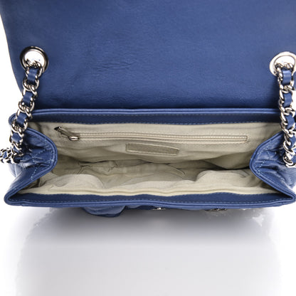 Chanel Washed Lambskin Medium Chain Around Messenger Blue 5 of 7