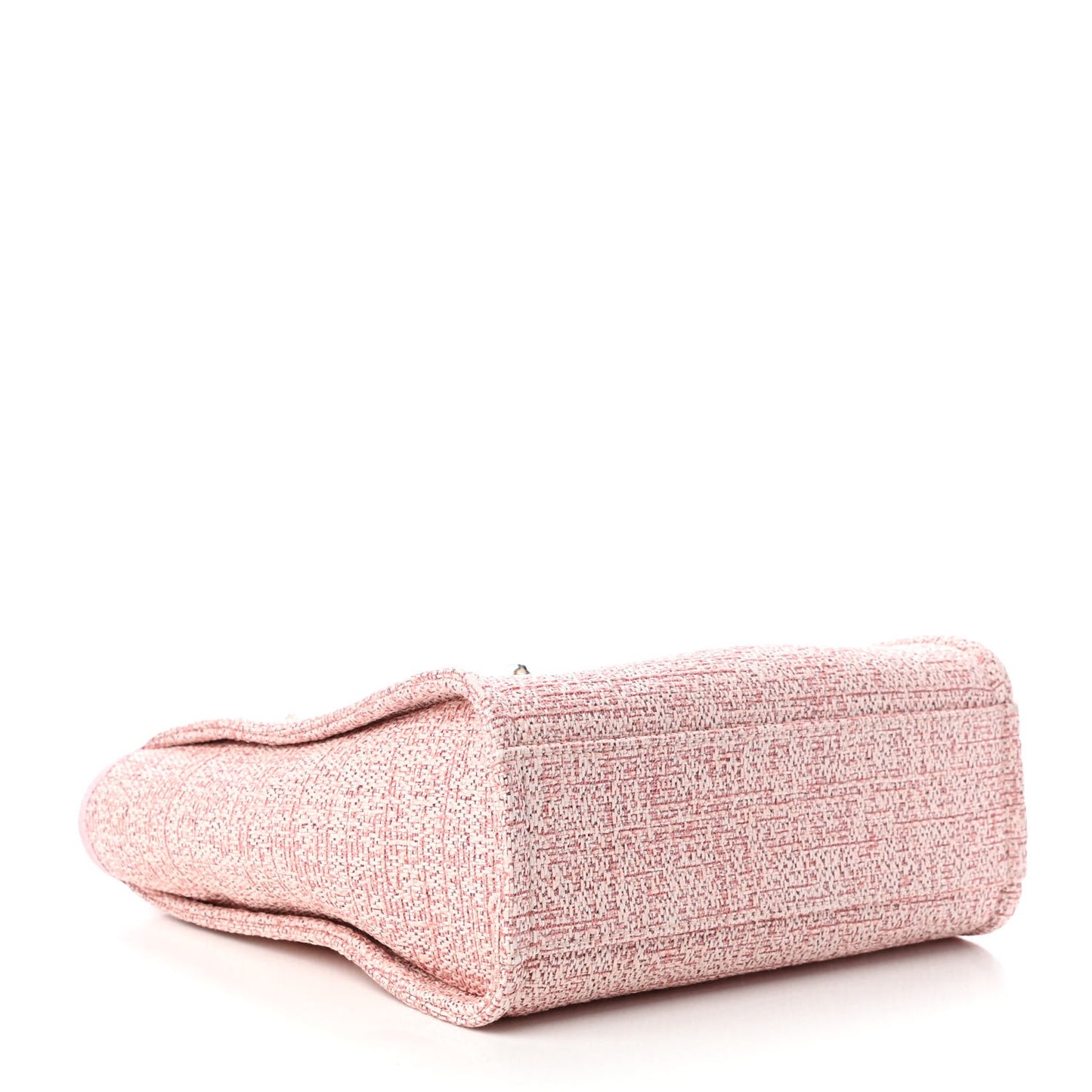 Lurex Boucle Mini Deauville Tote Pink