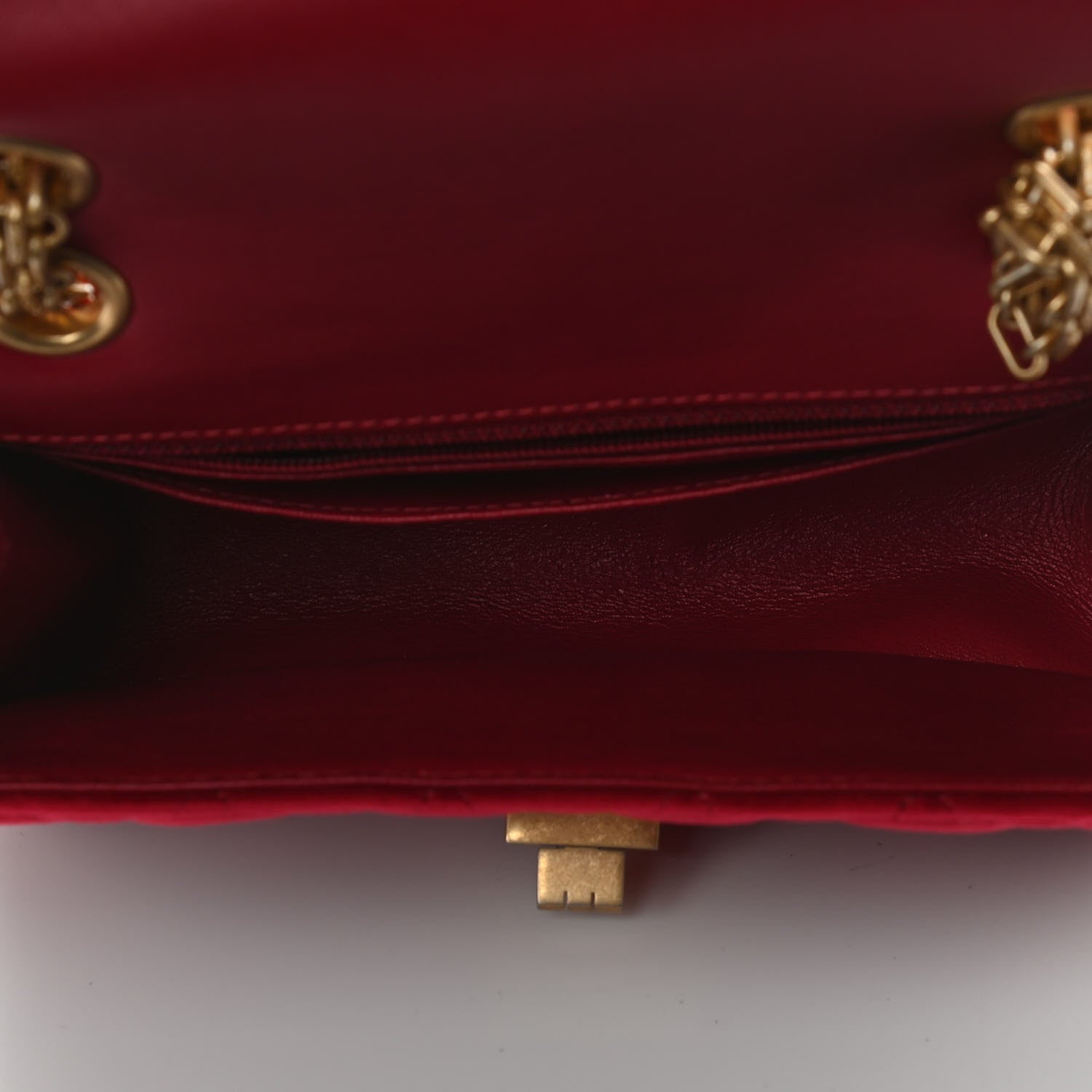 Chanel Velvet Quilted Mini 2.55 Reissue Flap Red 4 of 8
