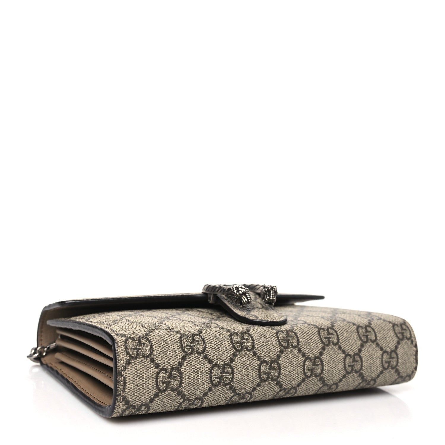 Gucci GG Supreme Monogram Mini Dionysus Chain Wallet 4 of 10