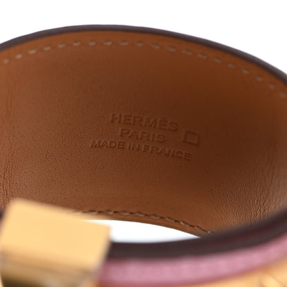 Hermes Matte Alligator Collier De Chien CDC Bracelet T2 5P Pink 3 of 5