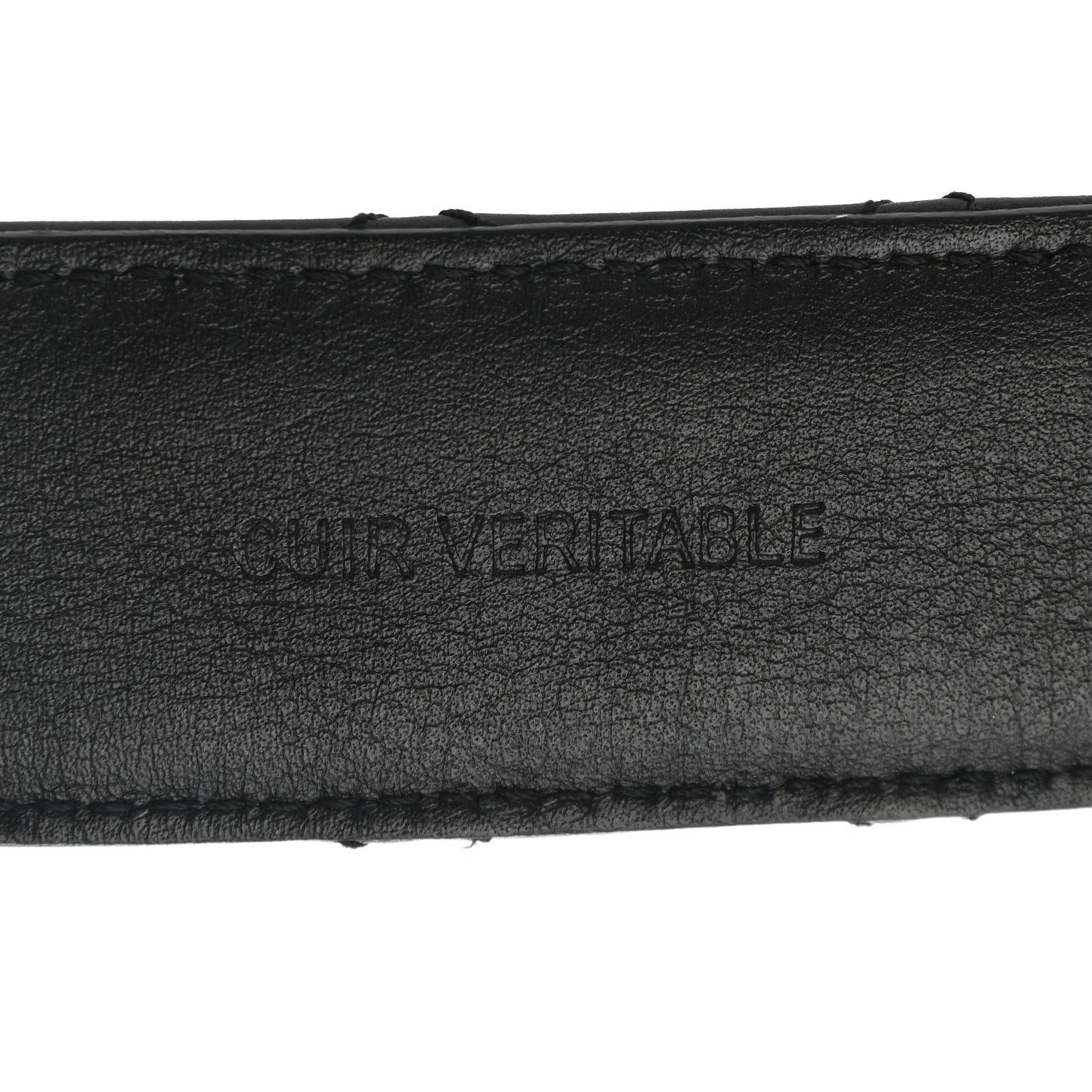 Lambskin Quilted CC Chain Belt 85 34 Black