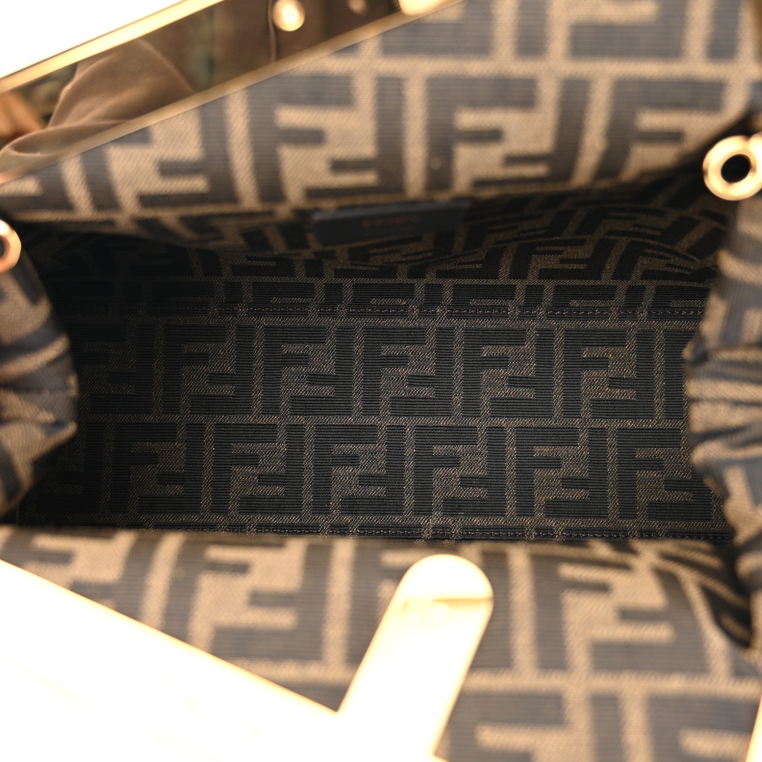 Fendi Shiny Nappa Medium Fendi First Black 5 of 10