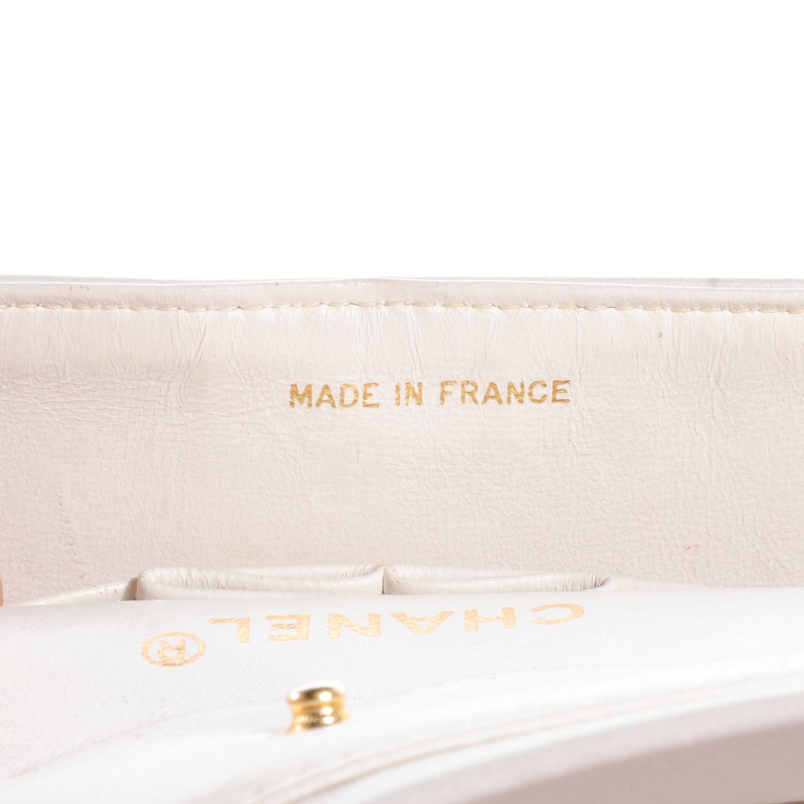 Chanel Lambskin Quilted Small Double Flap White 7 of 8