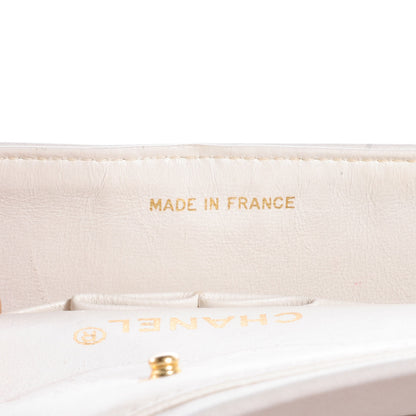 Chanel Lambskin Quilted Small Double Flap White 7 of 8