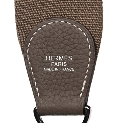 Hermes Taurillon Clemence Evelyne III PM Etoupe 10 of 11