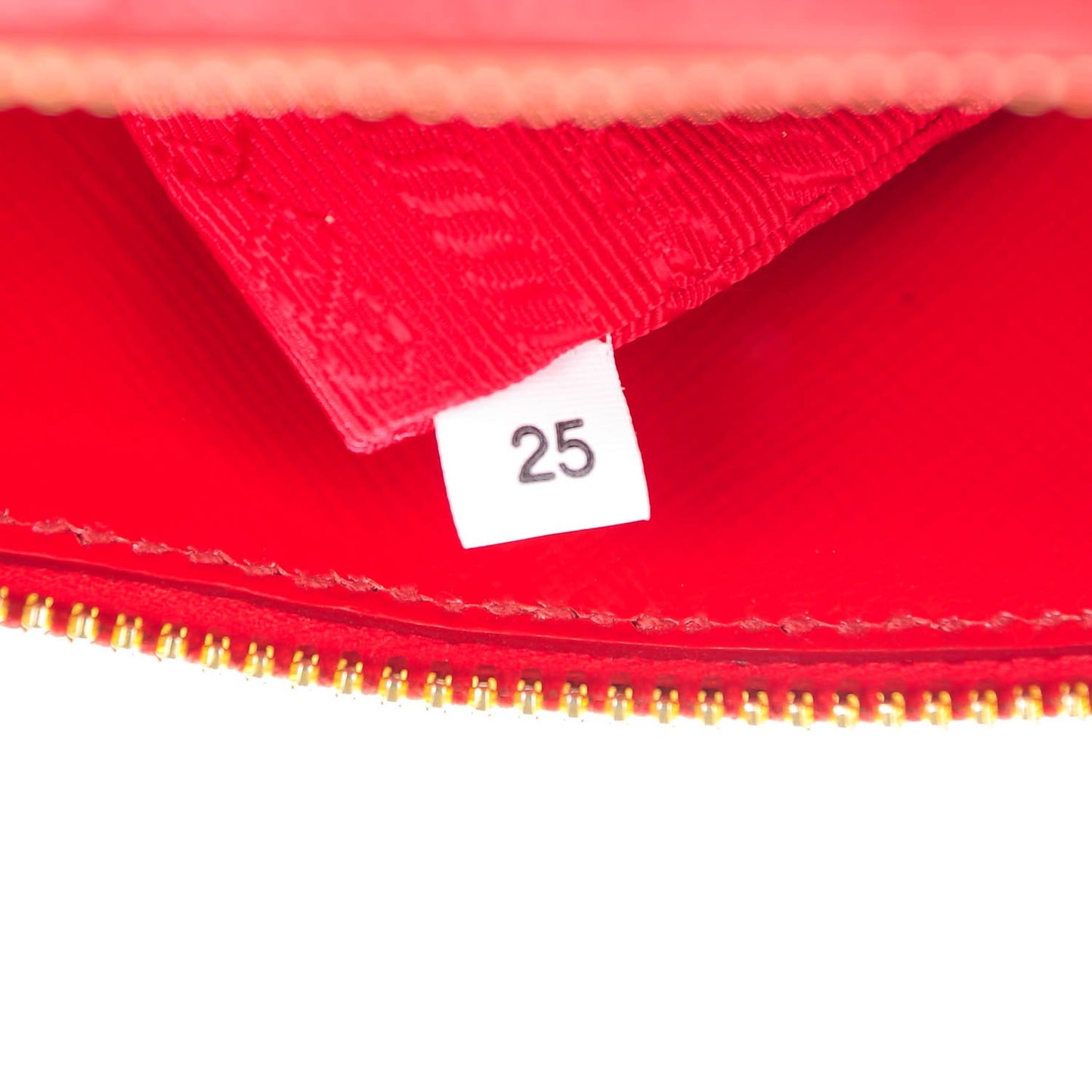 Saffiano Vernice Mini Promenade Tote Rosso