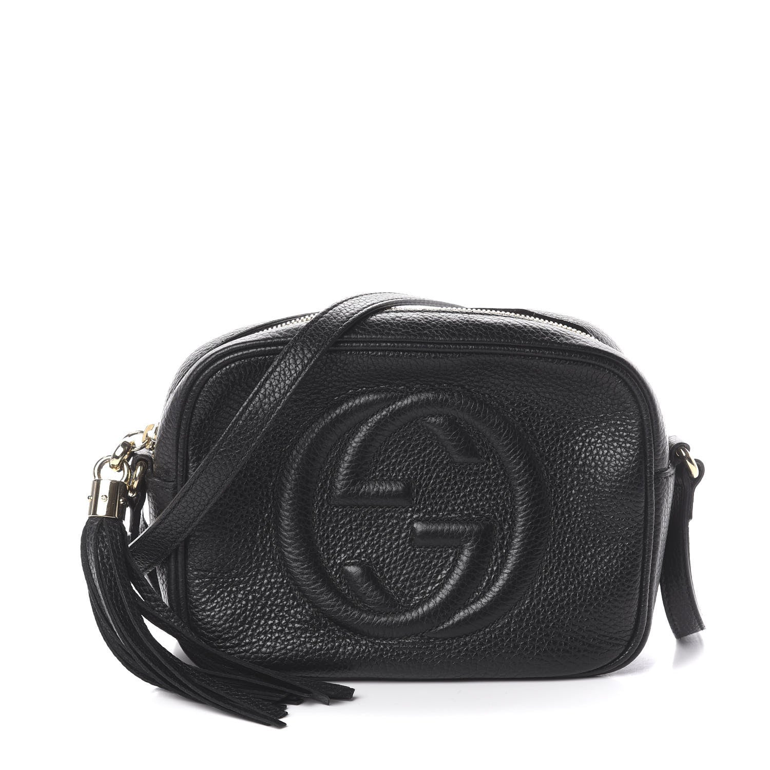 Gucci Pebbled Calfskin Small Soho Disco Bag Black 1 of 7