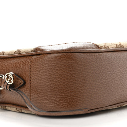 Gucci Monogram Mini Bree Messenger Bag Beige Tabacco 9 of 10