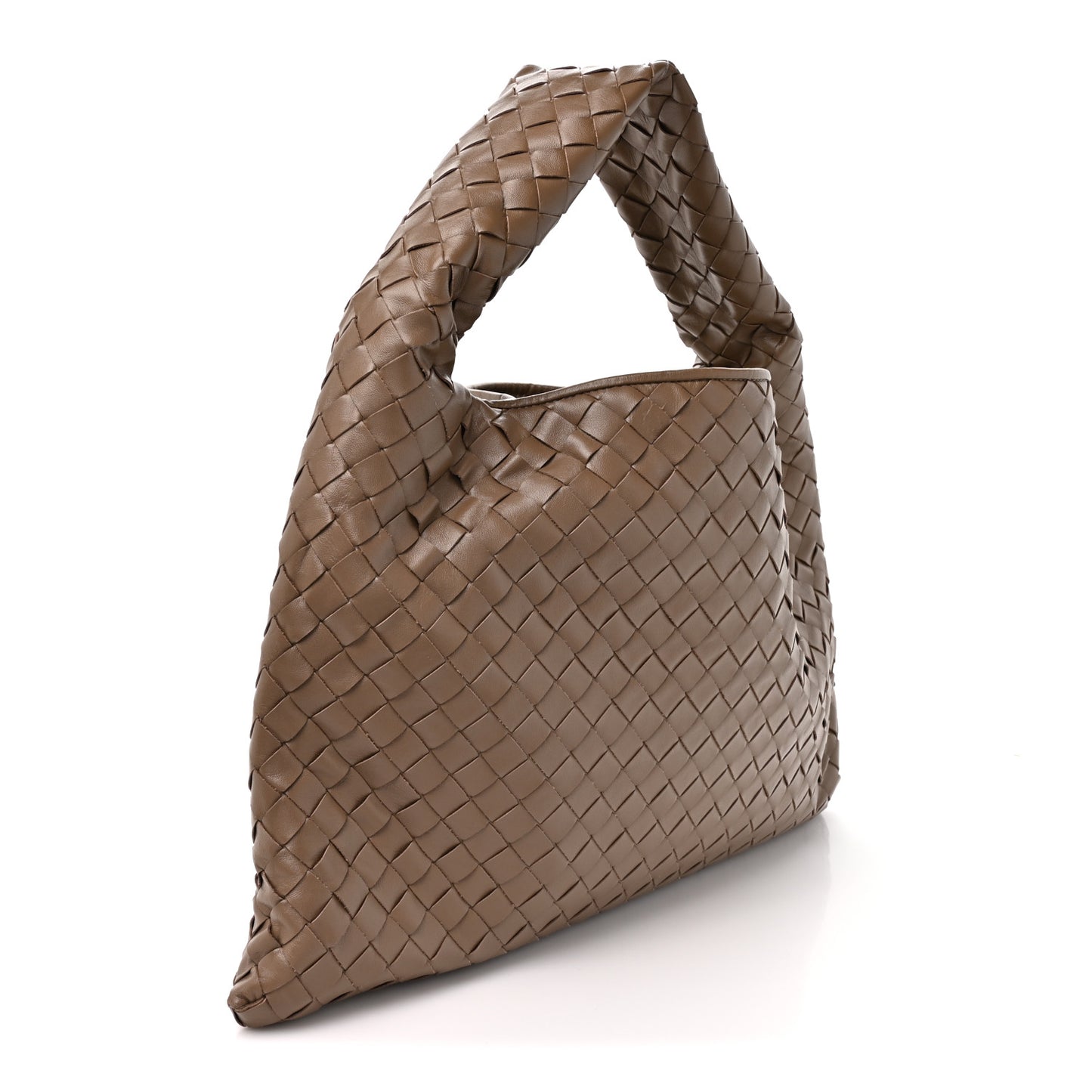 Calfskin Intrecciato Small Hop Pinecone