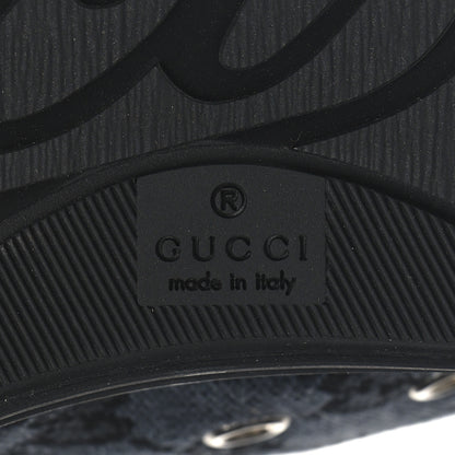 Gucci Monogram High Top Sneakers 39 Black 8 of 10