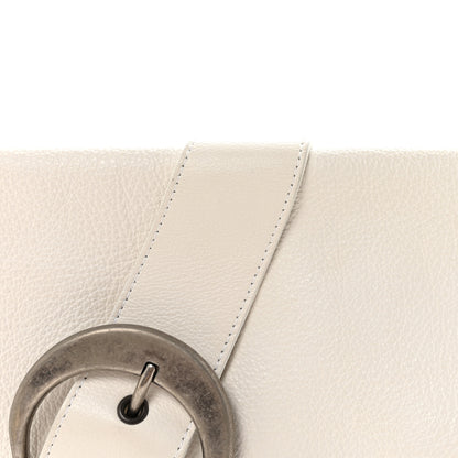 Christian Dior Calfskin Braided Gaucho Double Saddle Bag White 8 of 10
