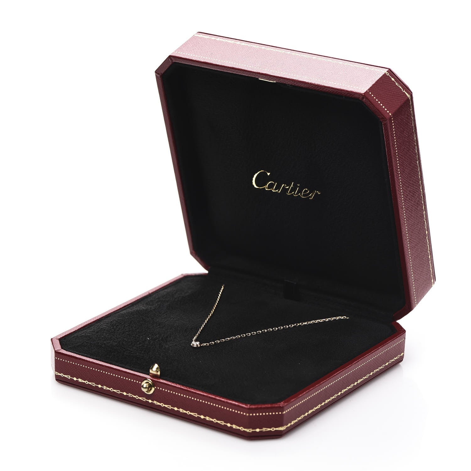 Cartier 18K Pink Gold Diamond SM D'Amour Pendant Necklace 7 of 7