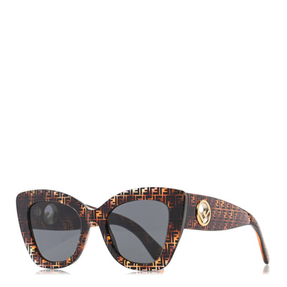 Fendi Acetate F is Fendi FF 51mm Cat Eye Sunglasses 0327/S Tortoise Camouflage 1 of 6
