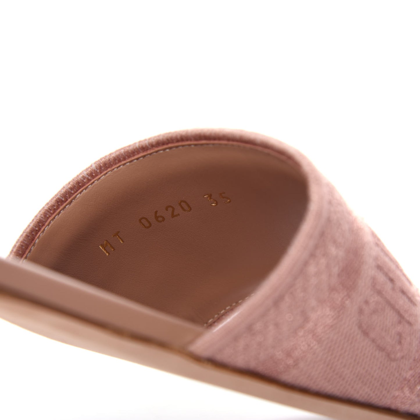 Cotton Embroidered Dway Mules Slide Sandals 35 Rose Des Vents