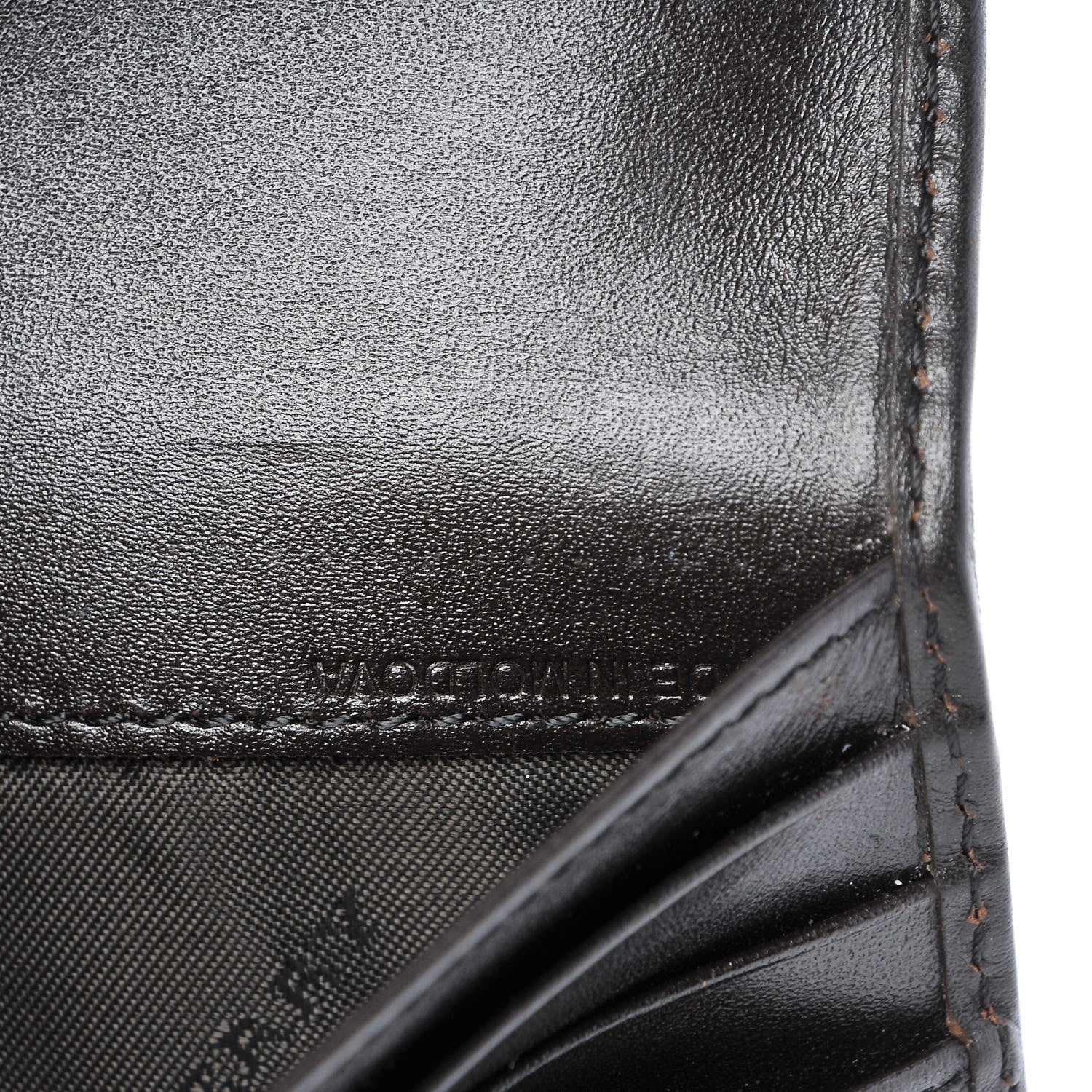 Burberry Haymarket Check Continental Wallet Chocolate 8 of 11