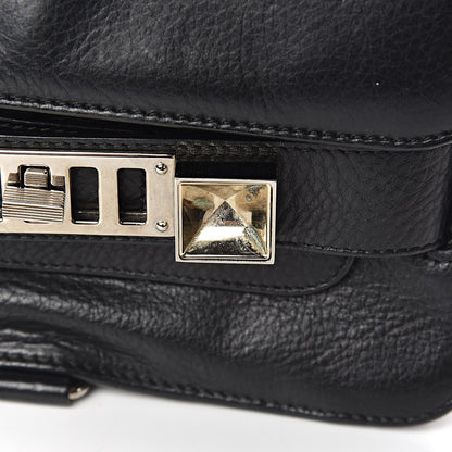 Proenza Schouler Pebbled Calfskin Mini PS11 Classic Shoulder Bag Black 9 of 13