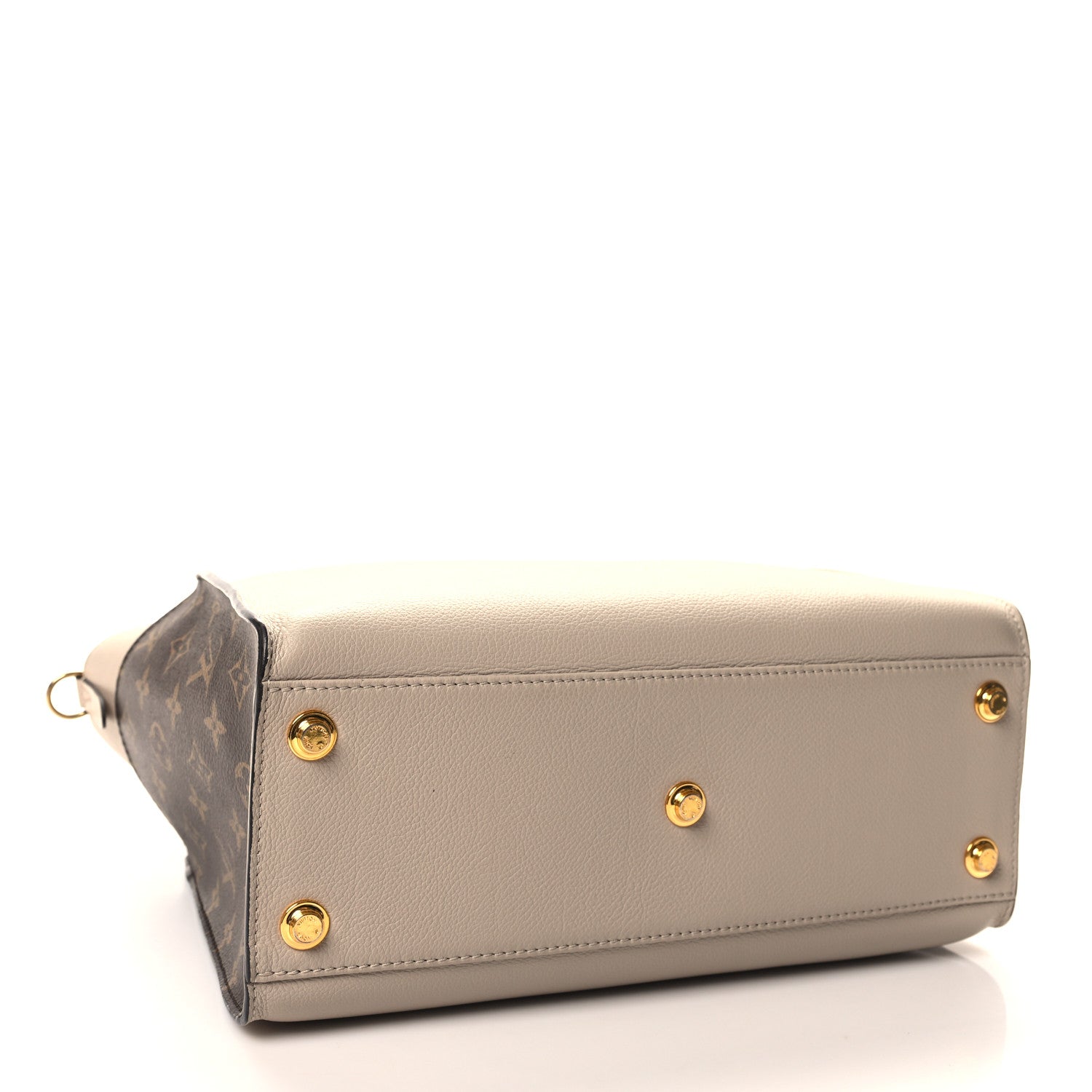 Louis Vuitton Calfskin Monogram On My Side Greige 4 of 9
