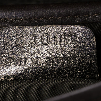 Christian Dior Distressed Calfskin Saddle Bag Brown 7 of 10