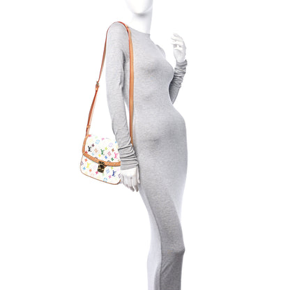 Louis Vuitton Monogram Multicolor Sologne White 2 of 9