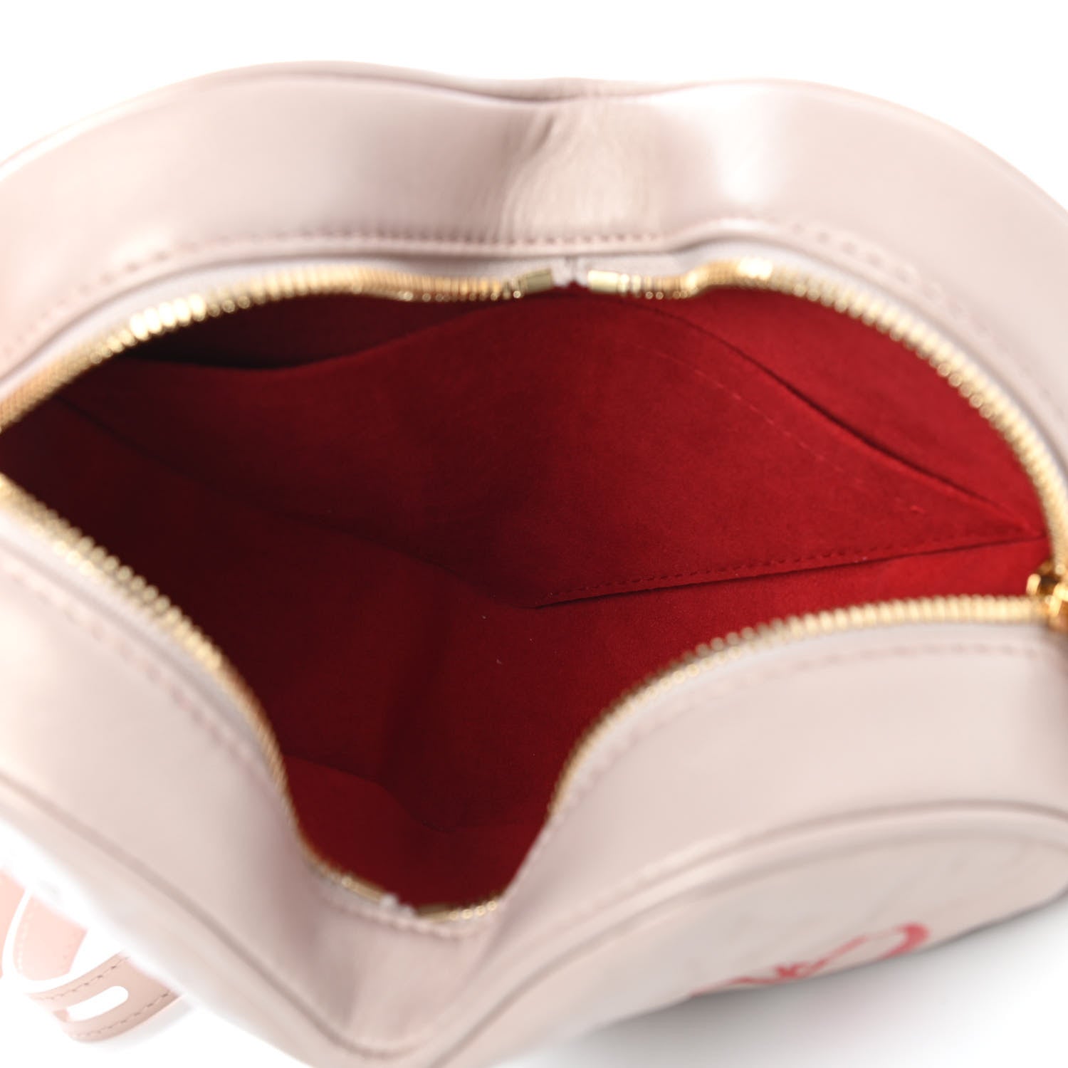 Louis Vuitton Lambskin Embossed Monogram Fall In Love Sac Coeur Light Pink 4 of 4