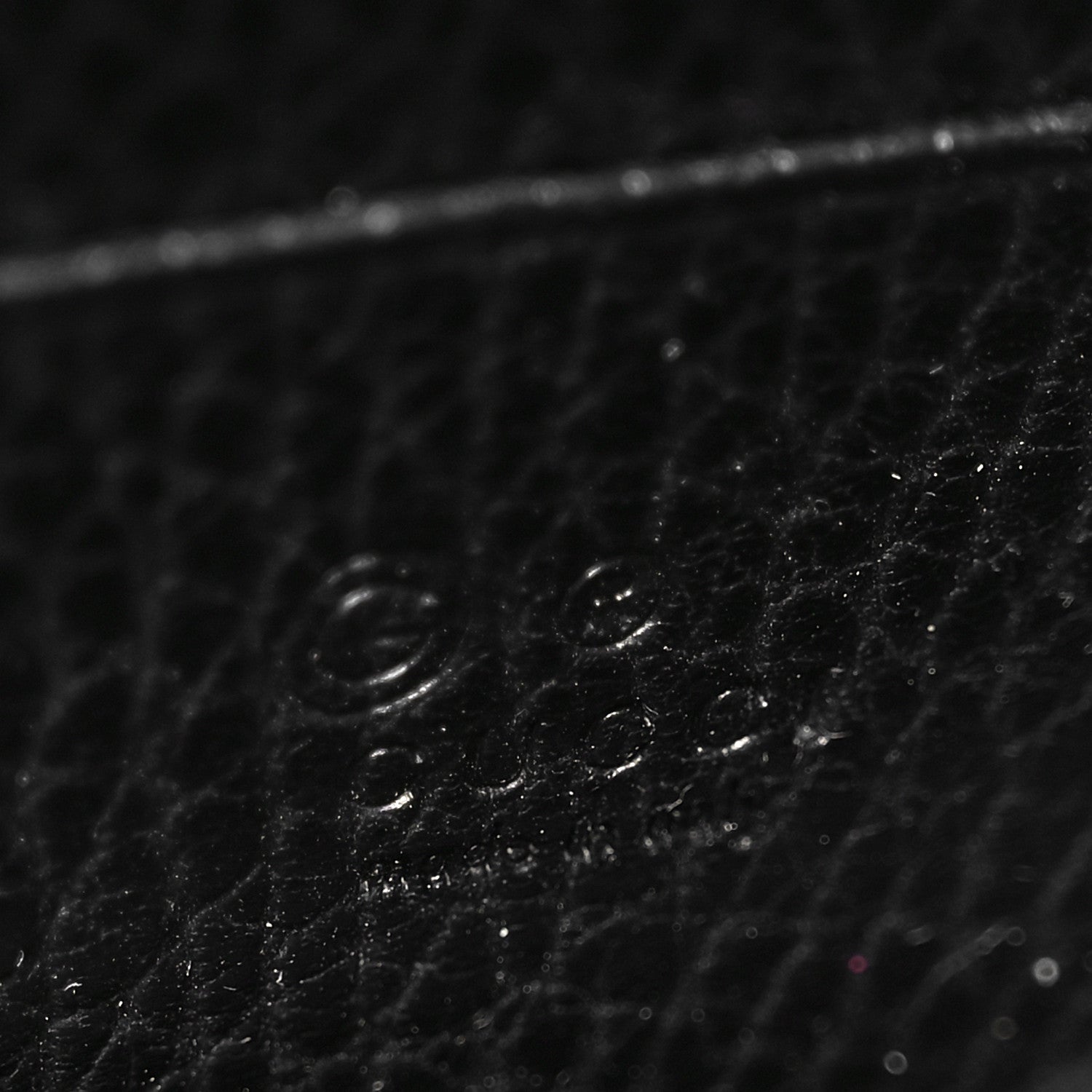 Gucci Dollar Calfskin Interlocking G Chain Wallet Black 6 of 11