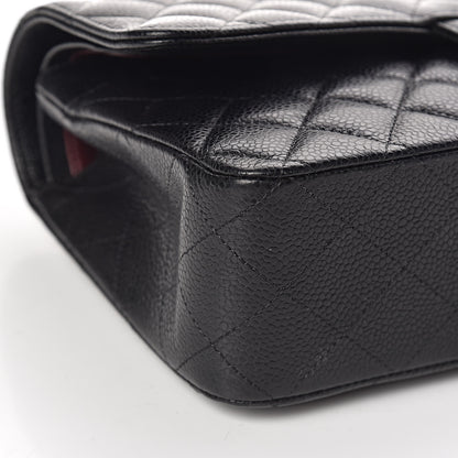 Chanel Caviar Quilted Medium Double Flap Black 5 of 12
