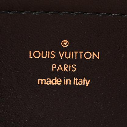Louis Vuitton Lambskin Embossed Monogram Pochette Coussin Black 6 of 12