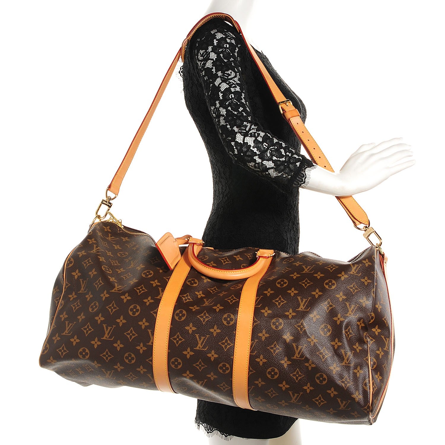Louis Vuitton Monogram Keepall Bandouliere 55 2 of 7
