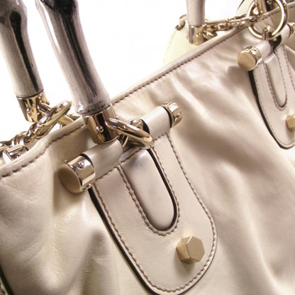 Gucci Leather Pop Bamboo Handle Tote 7 of 12