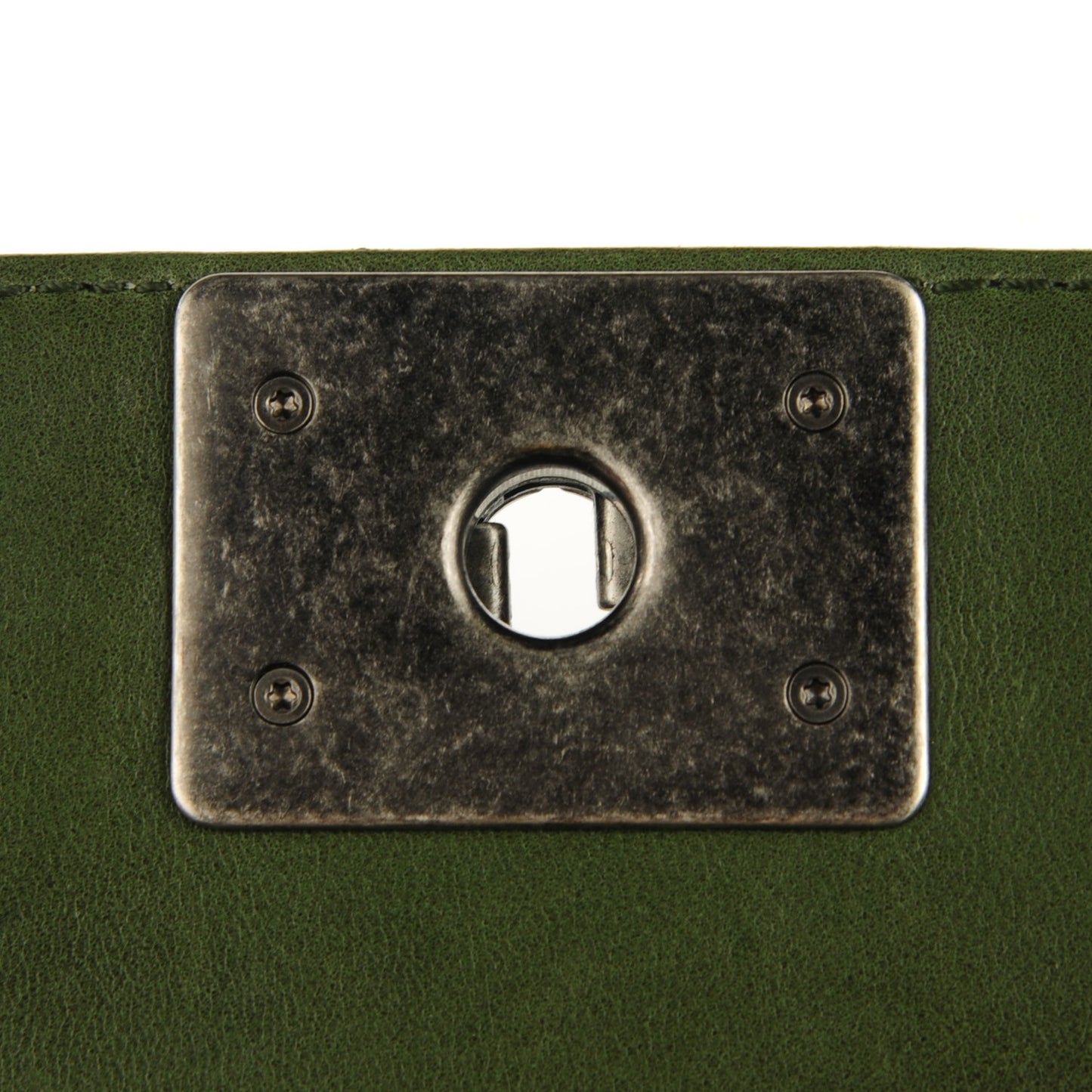 Lambskin Medium Celtic Boy Flap Green