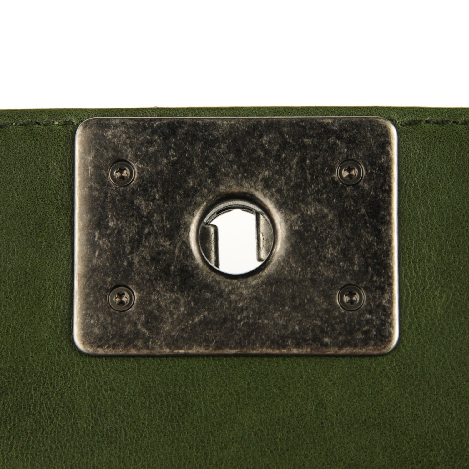 Chanel Lambskin Medium Celtic Boy Flap Green 6 of 9
