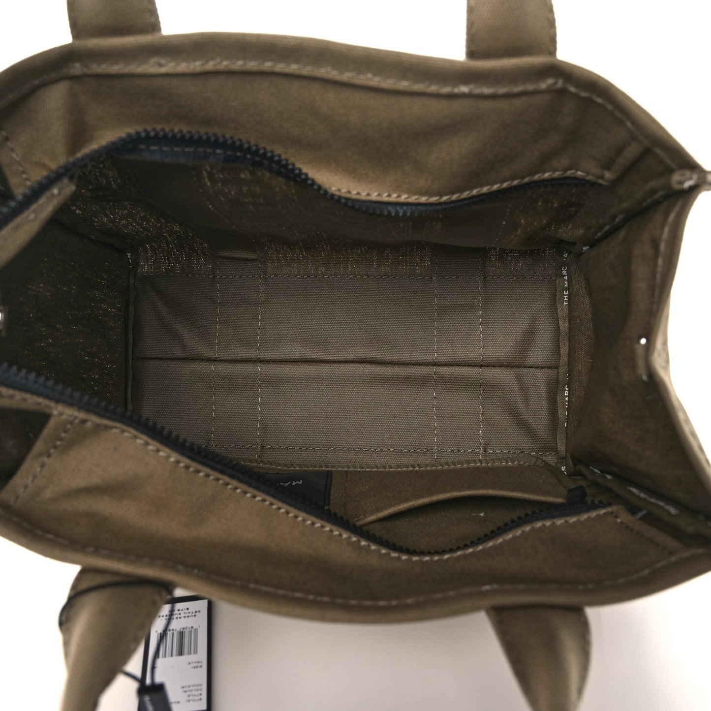Cotton Canvas Medium The Traveler Tote Bag Slate Green