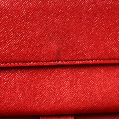 Louis Vuitton LOUIS VUITTON Epi Porte Tresor International Wallet Castillan Red 11 of 12