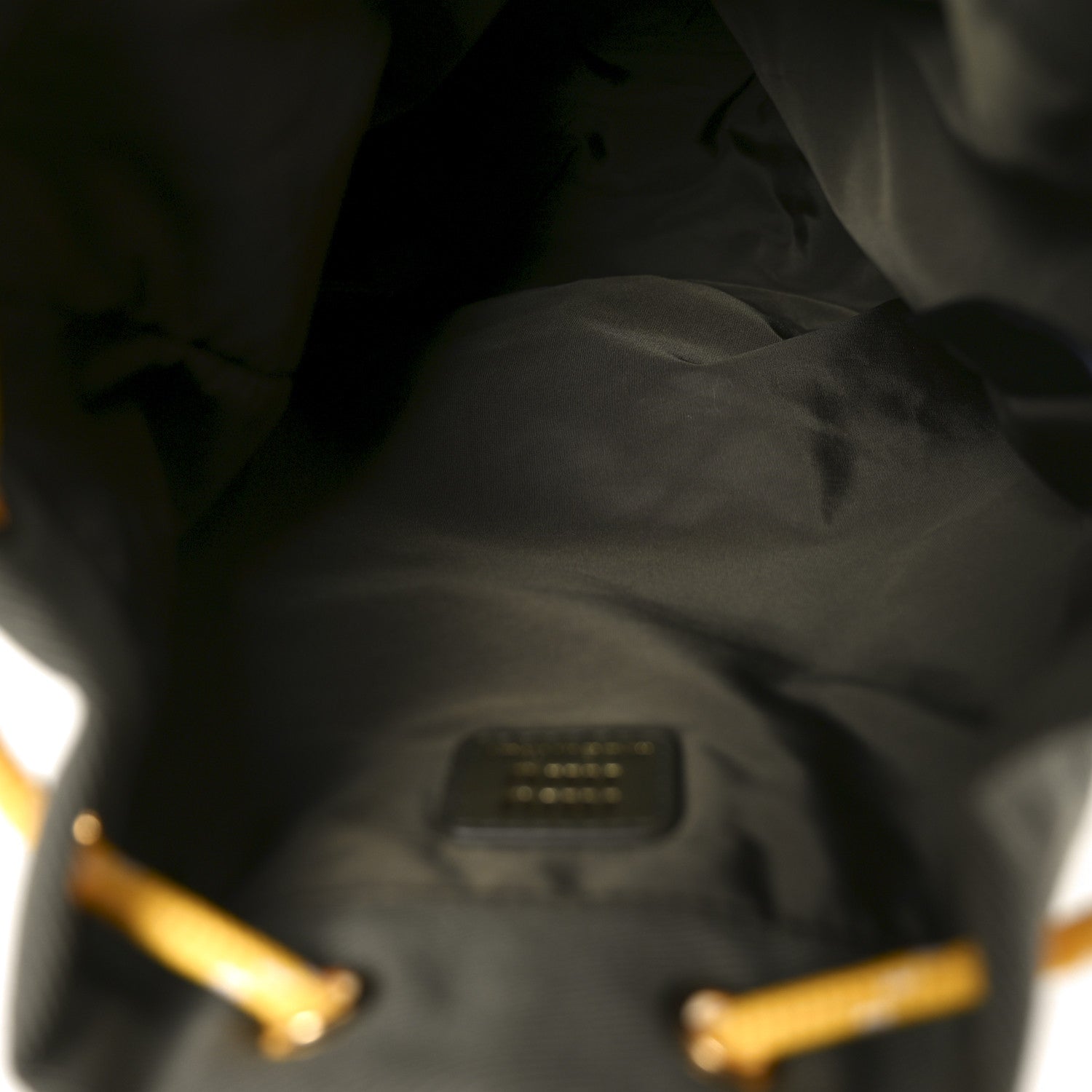 Miu Miu Canvas Gabardine Bucket Bag Oliva Giallo 5 of 9