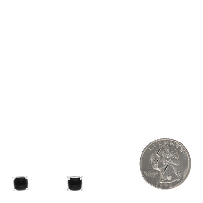 Tiffany Sterling Silver Black Onyx Paloma Picasso Sugar Stack Earrings 2 of 4