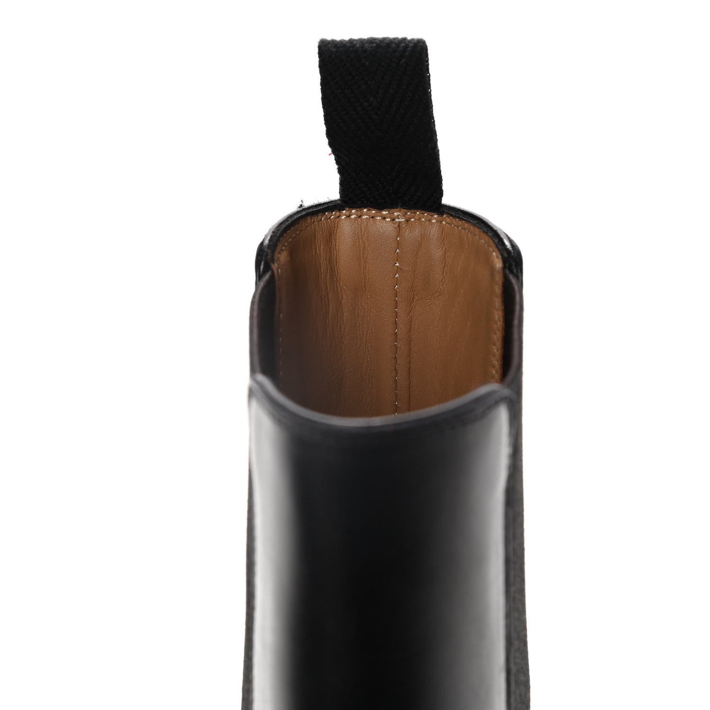 Calfskin Roadie Flat Chelsea Boots 40 Black