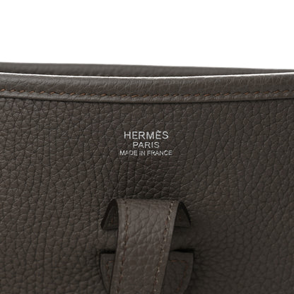 Hermes Taurillon Clemence Evelyne III PM Etain 6 of 11