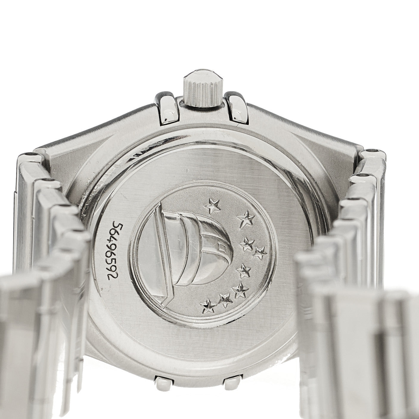 Omega Stainless Steel 22mm Constellation Quartz Watch White 1562.30 4 of 4