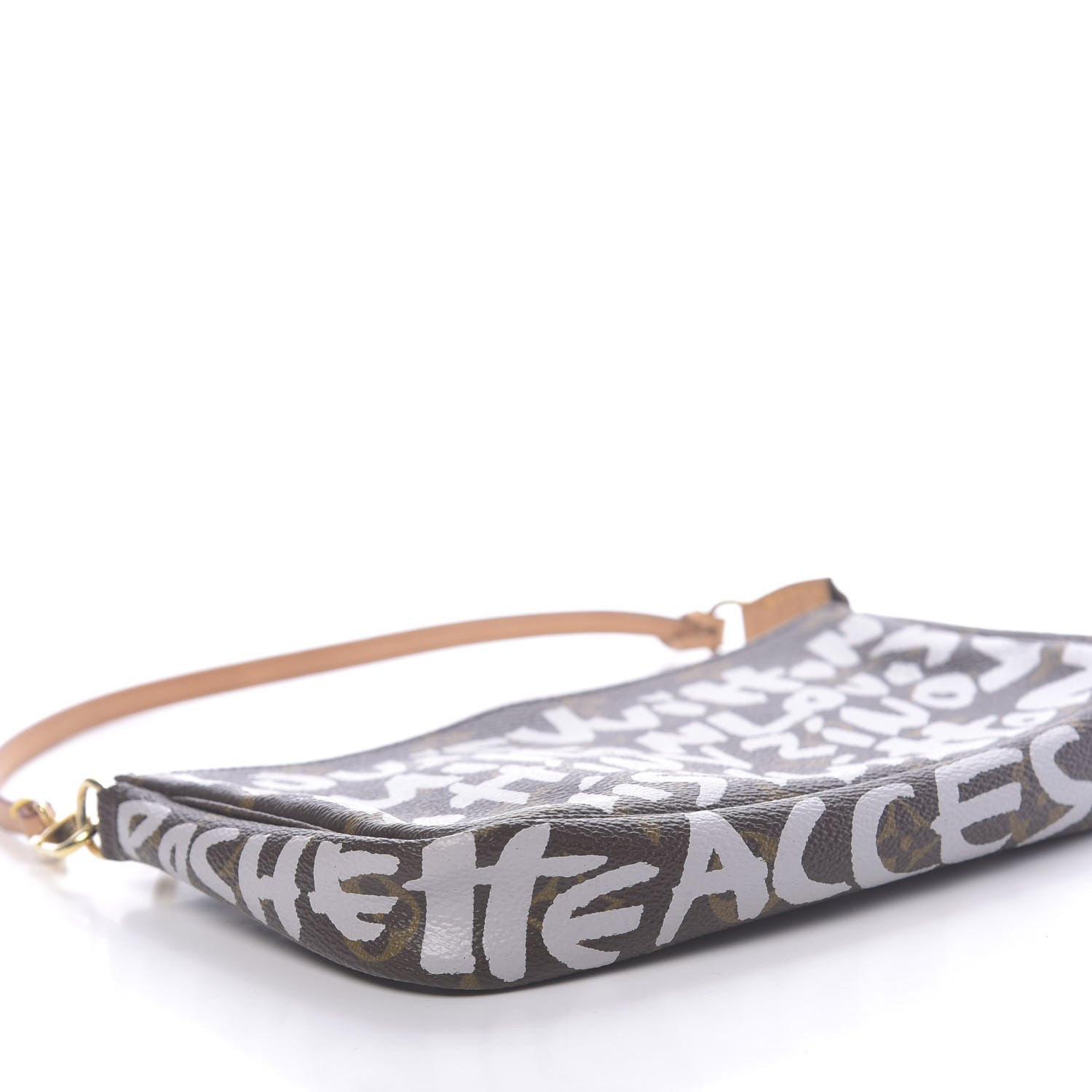 Louis Vuitton Monogram Graffiti Pochette Accessories Silver 8 of 10