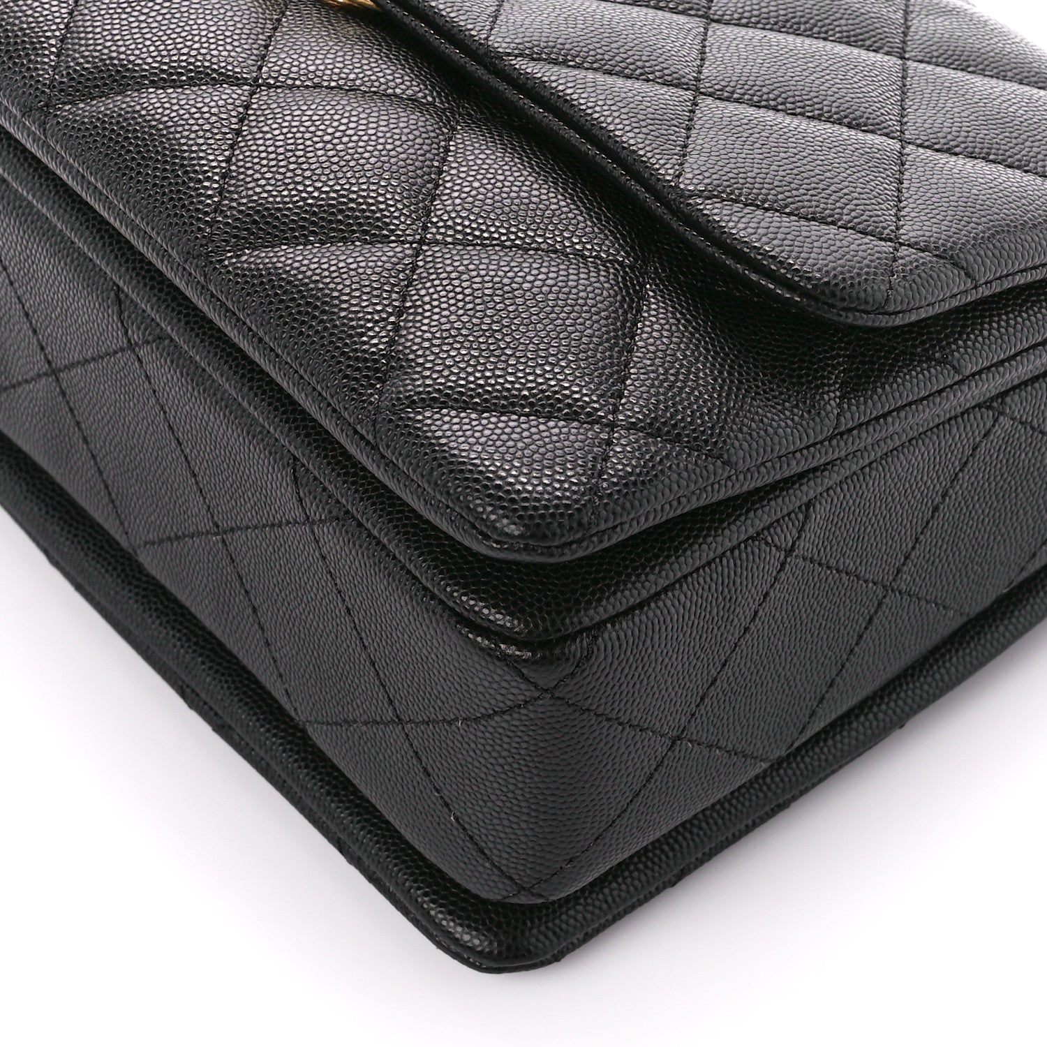 Chanel Caviar Quilted Coco First Flap Black 10 of 10