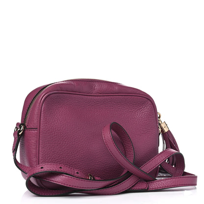 Gucci Pebbled Calfskin Small Soho Disco Bag Peonia Flower 2 of 4
