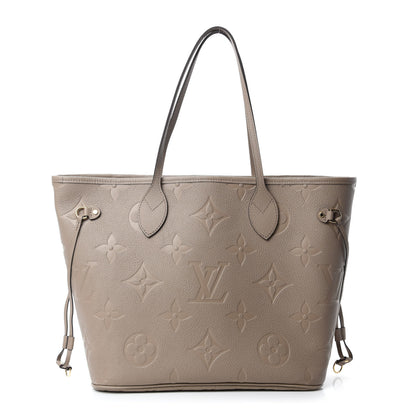 Louis Vuitton Empreinte Monogram Giant Neverfull MM Tourterelle 1 of 12