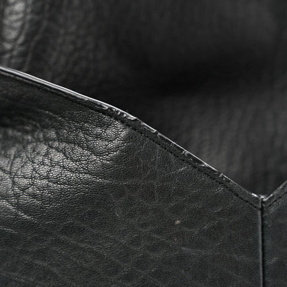 Saint Laurent Grained Lambskin Cassandre Envelope Pouch Black 8 of 8