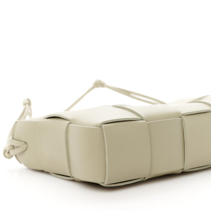 Bottega Veneta Calfskin Maxi Intrecciato Cassette Pouch On Strap Travertine 9 of 10