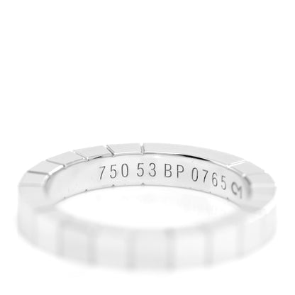Cartier 18K White Gold Lanieres Ring 53 6.5 4 of 4