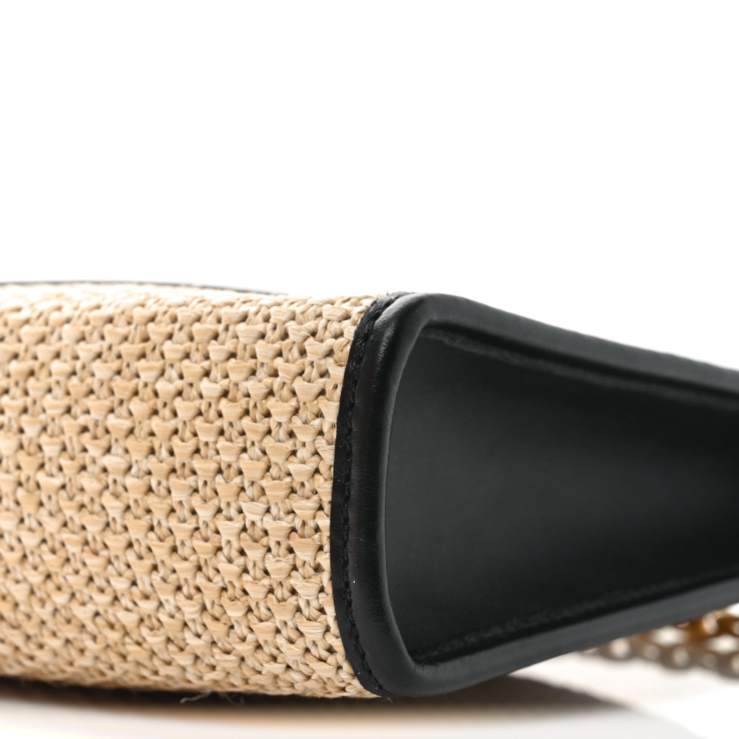 Louis Vuitton Raffia Calfskin Monogram Giant Pouch 9 of 10