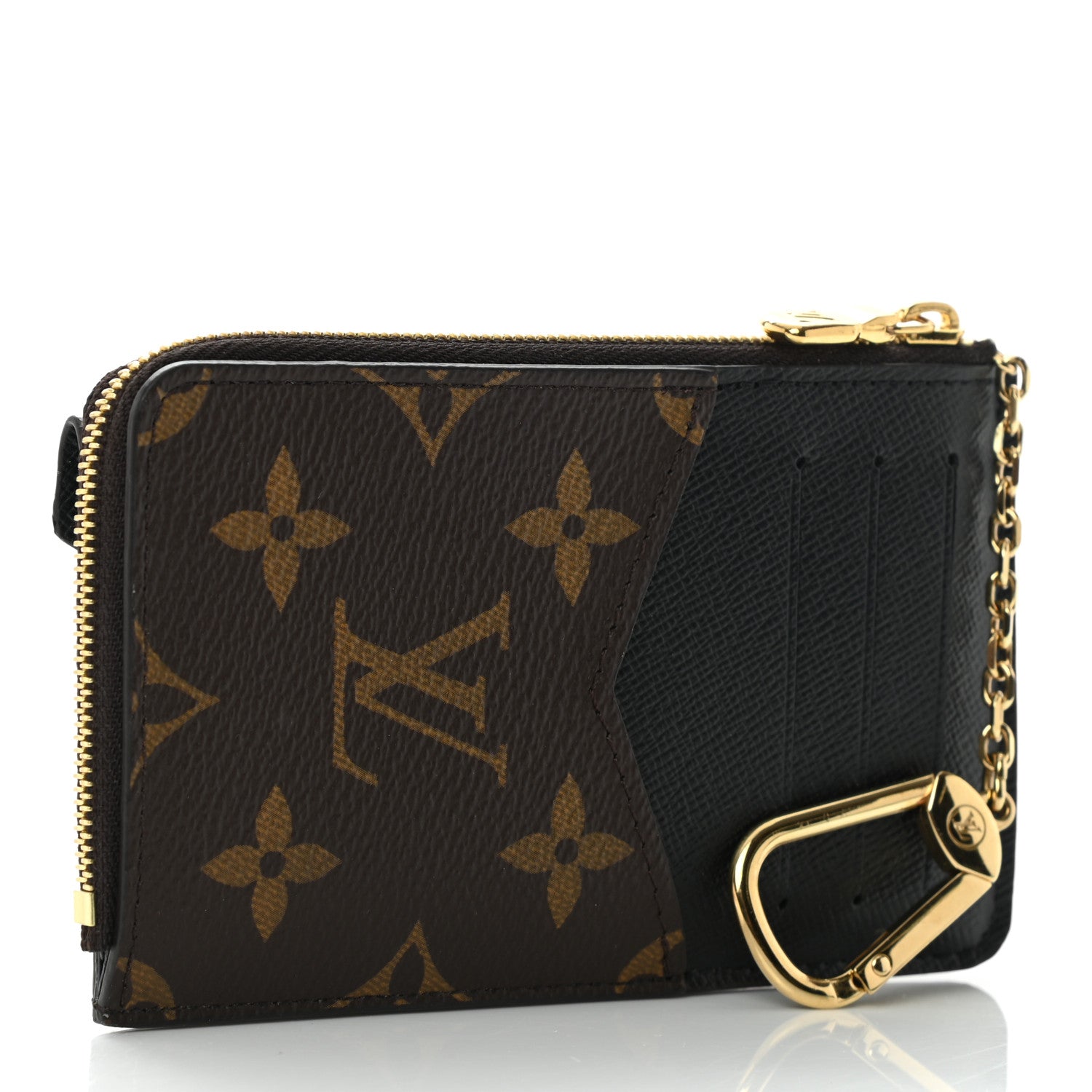 Louis Vuitton Monogram Recto Verso Card Holder Black 3 of 9