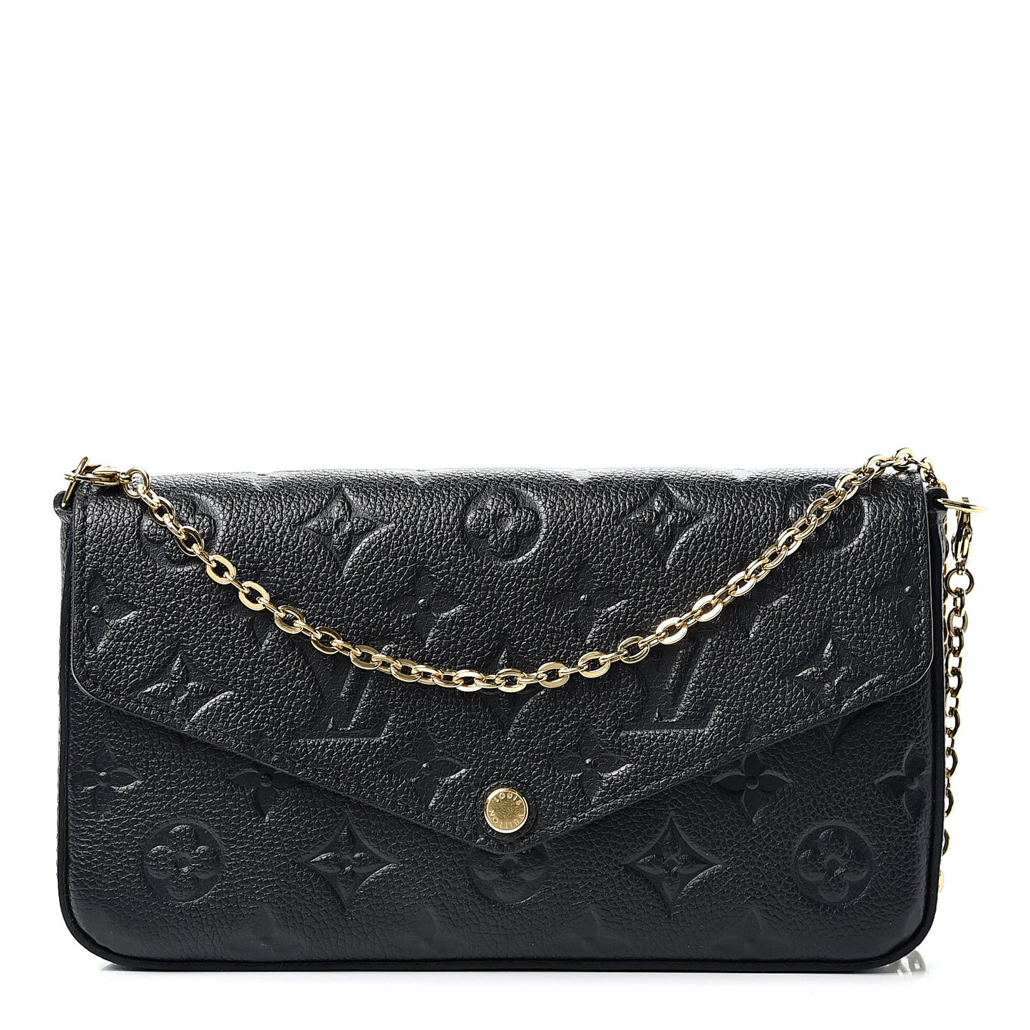 Empreinte Pochette Felicie Chain Wallet Black
