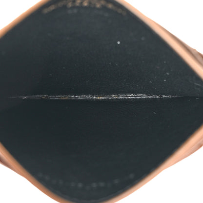 Saint Laurent Lambskin Quilted Cassandre Credit Card Case Fox 5 of 11